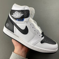 High Top Sneakers, Blue White Black Colorway, Lace Up Design, Casual Gift for Sneaker Fans