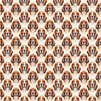 Adorable Hound Dog Gift Wrap, Basset Hound Wrapping Paper, Low and Loyal Basset Wrapping Paper, Christmas Pet Present Wrap, Dog Lover Present