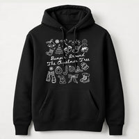 Pregnancy Announcement Hoodie, Bumpin' Around the Christmas Tree Hoodie, Adorable Maternity Holiday Sweatshirt, Expecting Mom Xmas Hoodie Present