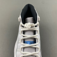 Low Top Sneakers, Blue White Colorway, Lace Up Design, Casual Gift for Sneaker Fans