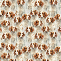 Festive Dog Breed Holiday Gift Wrap Roll, Brittany Spaniel Christmas Wrapping Paper, Winter Puppy Present Paper, Dog Lover Xmas Gift Wrap