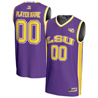 LSU Tigers Lightweight Collegiate Basketball NIL Pick-A-Player Fashion Jersey - Purple