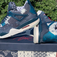 Sneakers, Navy White Colorway, Lace Up Design, Casual Gift for Sneaker Fans