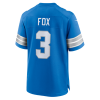 Detroit Lions Jack Fox Blue Team Game Jersey
