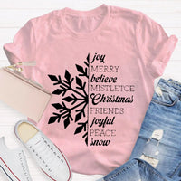 Holiday Snowflake T-Shirt, Christmas Snowflake Shirt, Winter Graphic Tee, Comfy Xmas Snowflake Shirt, Christmas Present for Women and Men