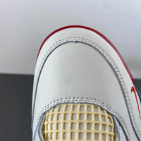 Low Top Sneakers, White Black Red Colorway, Lace Up Design, Casual Gift for Sneaker Fans
