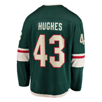 Minnesota Wild Quinn Hughes Green Home Breakaway Jersey