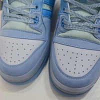 Low Top Shoes, Blue Colorway, Lace Up Design, Casual Gift for Shoe Lovers