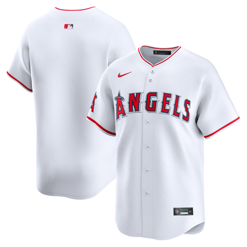 Los Angeles Angels White Home Limited Jersey