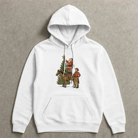 Vintage Santa Horse Hoodie, Western Christmas Cowboy Hoodie, Retro Western Holiday Pullover, Country Xmas Sweatshirt, Holiday Present