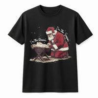 Reason for the Season Christmas Shirt, Santa Kneeling Before Baby Jesus T-Shirt, Christian Holiday Faith Tee, Believer Xmas Present