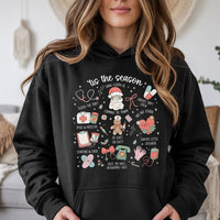 Tis the Season Medical Hoodie, Nurse Christmas Hoodie, Festive Healthcare Pullover Hoodie, Holiday RN Student Hooded Sweatshirt, Nurse Present