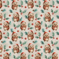 Woodland Animal Gift Wrap, Christmas Hedgehog Wrapping Paper, Festive Hedgehog Holiday Wrapping Paper, Animal Lover Gift Wrap Paper Roll