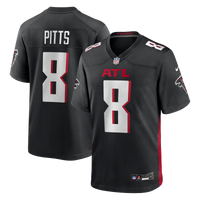 Atlanta Falcons Kyle Pitts Black Game Jersey