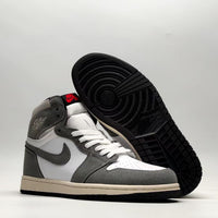 High Top Sneakers, Gray Black Colorway, Lace Up Design, Casual Gift for Sneaker Fans