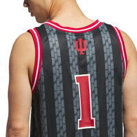 #1 Indiana Hoosiers Replica Swingman Jersey - Black