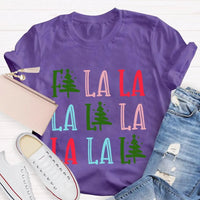 Fa La La Christmas Tree Shirt, Fa La La La Christmas Tree T-Shirt, Festive Holiday Tree Graphic Tee, Adorable Christmas Tree Tee, Xmas Present