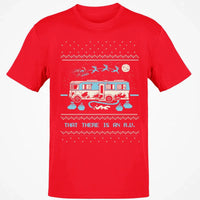 Humorous Vacation Movie Ugly Holiday Shirt, That There Is an RV Christmas T-Shirt, Camper RV Graphic Tee, Retro Xmas Graphic T-Shirt Present