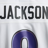 Baltimore Ravens Lamar Jackson White Game Jersey