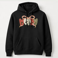 Aesthetic Holiday Bow Pullover, Coquette Bow Merry Christmas Hoodie, Adorable Girly Christmas Sweatshirt, Festive Winter Coquette Present