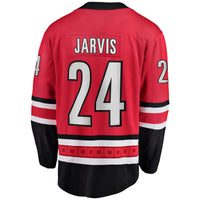Carolina Hurricanes Seth Jarvis Red Alternate Breakaway Player Jersey