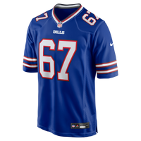 Buffalo Bills Kent Hull Royal Game Retired Player Jersey