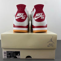 Retro Low Top Sneakers, White Red Gray Colorway, Suede Footwear, Lace Up Design, Casual Gift for Sneaker Fans