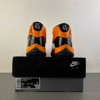 Low Top Sneakers, Black Orange Colorway, Patent Leather Footwear, Lace Up Design, Casual Gift for Sneaker Fans