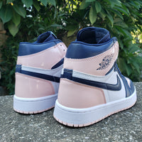Sneakers, Navy White Colorway, Lace Up Design, Casual Gift for Sneaker Fans