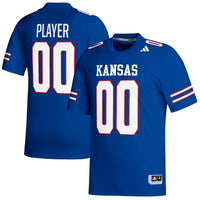 Kansas Jayhawks Pick-A-Player NIL Replica Football Jersey - Royal