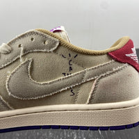 Low Top Sneakers, White Red Colorway, Reverse Hook Design, Snake Pattern, Lace Up Design, Casual Gift for Sneaker Fans