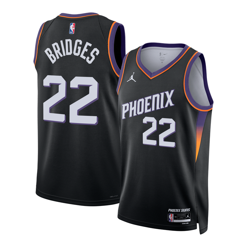 Phoenix Suns Statement Edition Jersey - Black - Miles Bridges