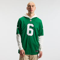 Philadelphia Eagles DeVonta Smith Kelly Green Alternate Game Player Jersey