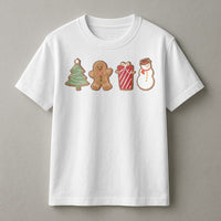 Adorable Holiday Graphic Tee, Gingerbread Man Cookie Christmas T-Shirt, Humorous Xmas Baking Shirt, Festive Christmas Graphic T-Shirt, Adorable Present