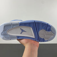 Low Top Sneakers, White Blue Colorway, Lace Up Design, Casual Gift for Sneaker Fans