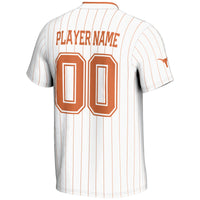 Texas Longhorns NIL Pick-A-Player Lightweight Softball Jersey - White
