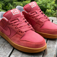 Low Top Sneakers, Coral Colorway, Lace Up Design, Casual Gift for Sneaker Fans