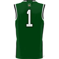 #1 Ohio Bobcats Lightweight Basketball Jersey - Green