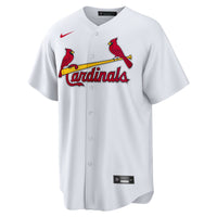 St. Louis Cardinals White #1 Dad Home Replica Jersey