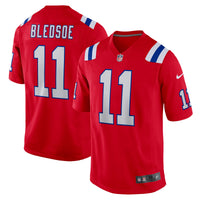 New England Patriots Drew Bledsoe Red Retired Player Alternate Game Jersey