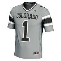 #1 Colorado Buffaloes Endzone Football Jersey - Gray