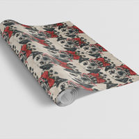Yuletide Pattern Gift Wrap, Sweet Spots Christmas Wrapping Paper, Holiday Present Wrapping Paper, Festive Xmas Gift Wrap
