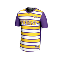 #1 LSU Tigers Lightweight Soccer Fashion Jersey - Purple