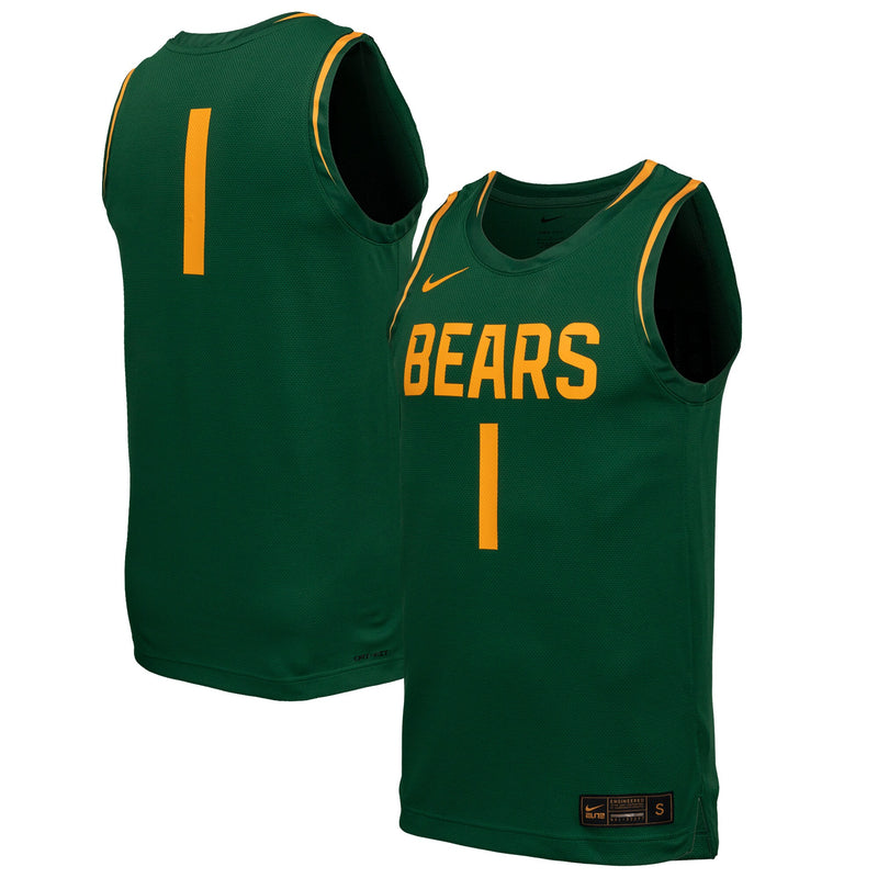 Baylor Bears Replica Basketball Jersey - Green