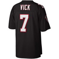 Atlanta Falcons Michael Vick Black Big & Tall 2002 Retired Player Replica Jersey