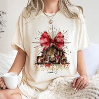 The Greatest Present of All Christmas Shirt, Nativity Scene T-Shirt, Religious Christian Nativity Tee, Faith Based Jesus Holiday T-Shirt Present