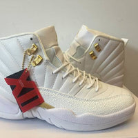 Sneakers, White Cream Colorway, Lace Up Design, Casual Gift for Sneaker Fans