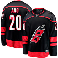 Carolina Hurricanes Sebastian Aho Black Home Breakaway Jersey