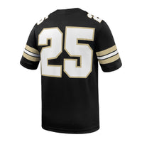 #25 Black Purdue Boilermakers Game Football Jersey