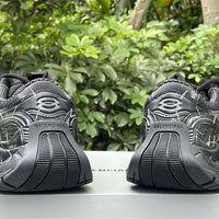 Low Top Sneakers, Black Colorway, Lace Up Design, Casual Gift for Sneaker Fans